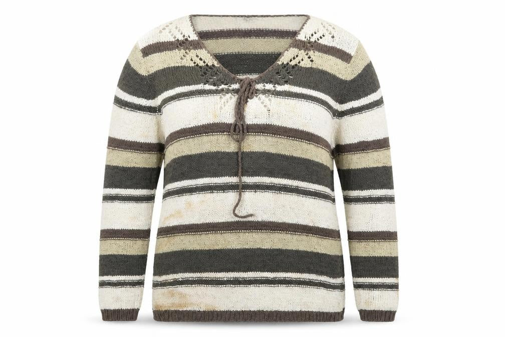 Papaya Womens Multicoloured Striped  Pullover Jumper Size 16
