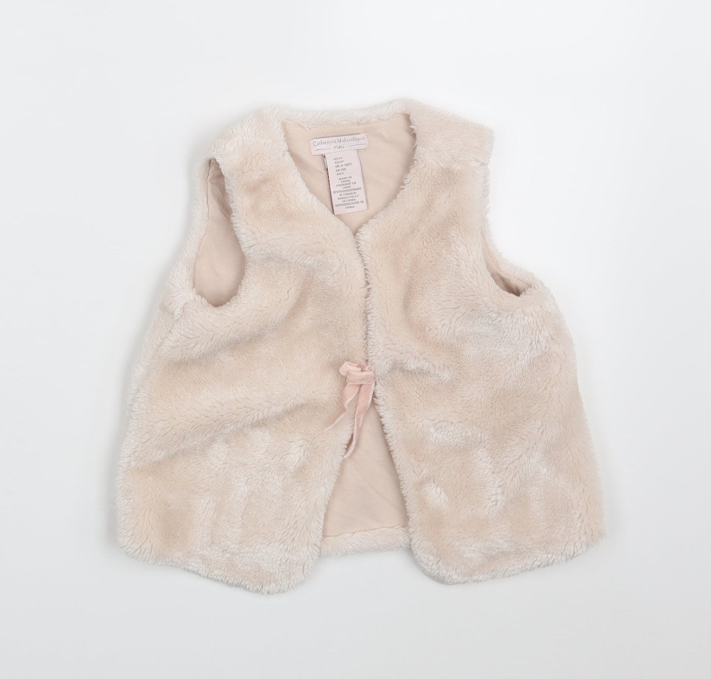 Catherine Malandrino Girls Pink   Gilet Jacket Size 4 Years