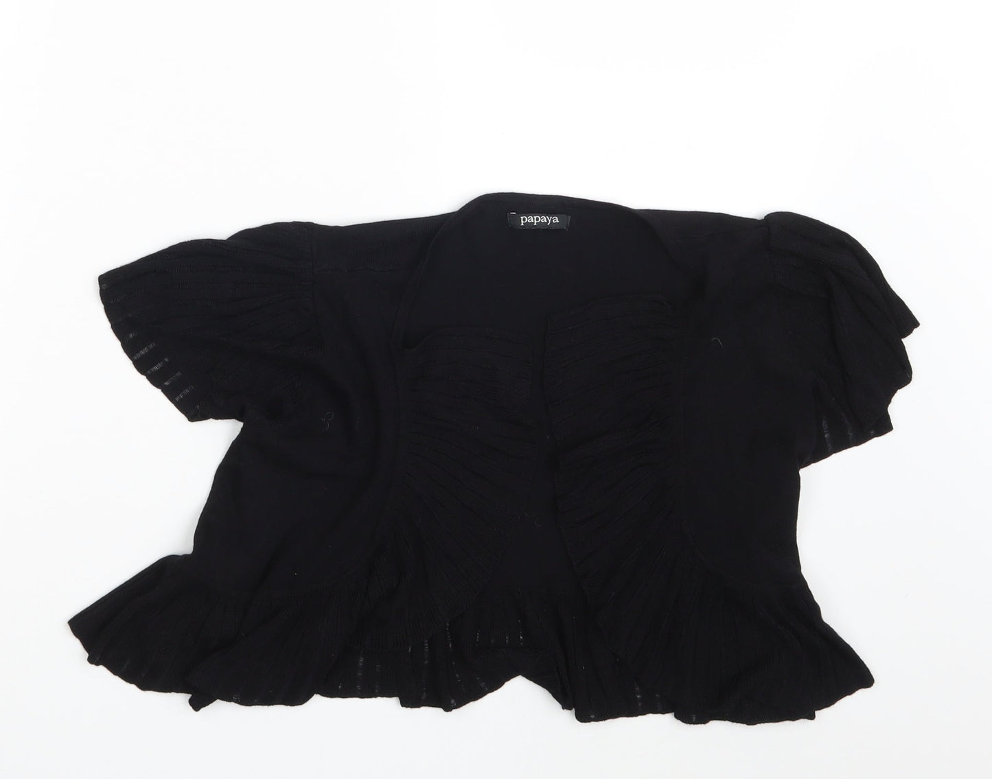 Papaya Womens Black   Shrug Jumper Size 8