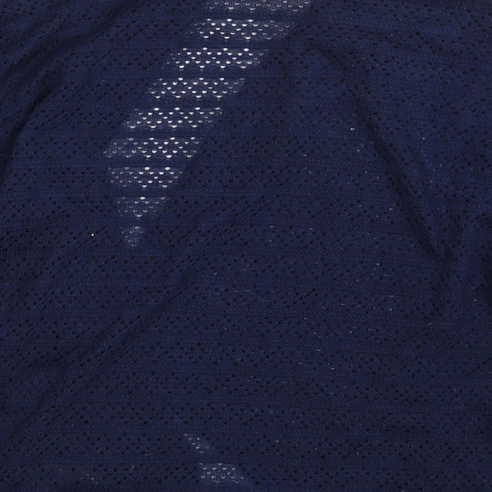 Oasis Womens Blue   Wrap Jumper Size M