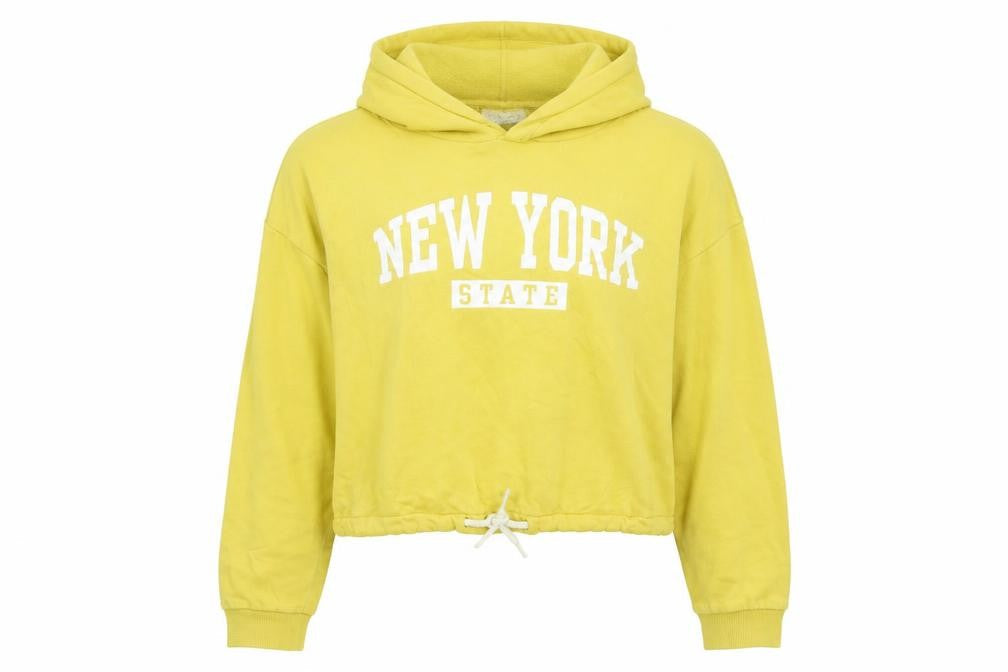 H&M Girls Yellow   Pullover Hoodie Size 10-11 Years