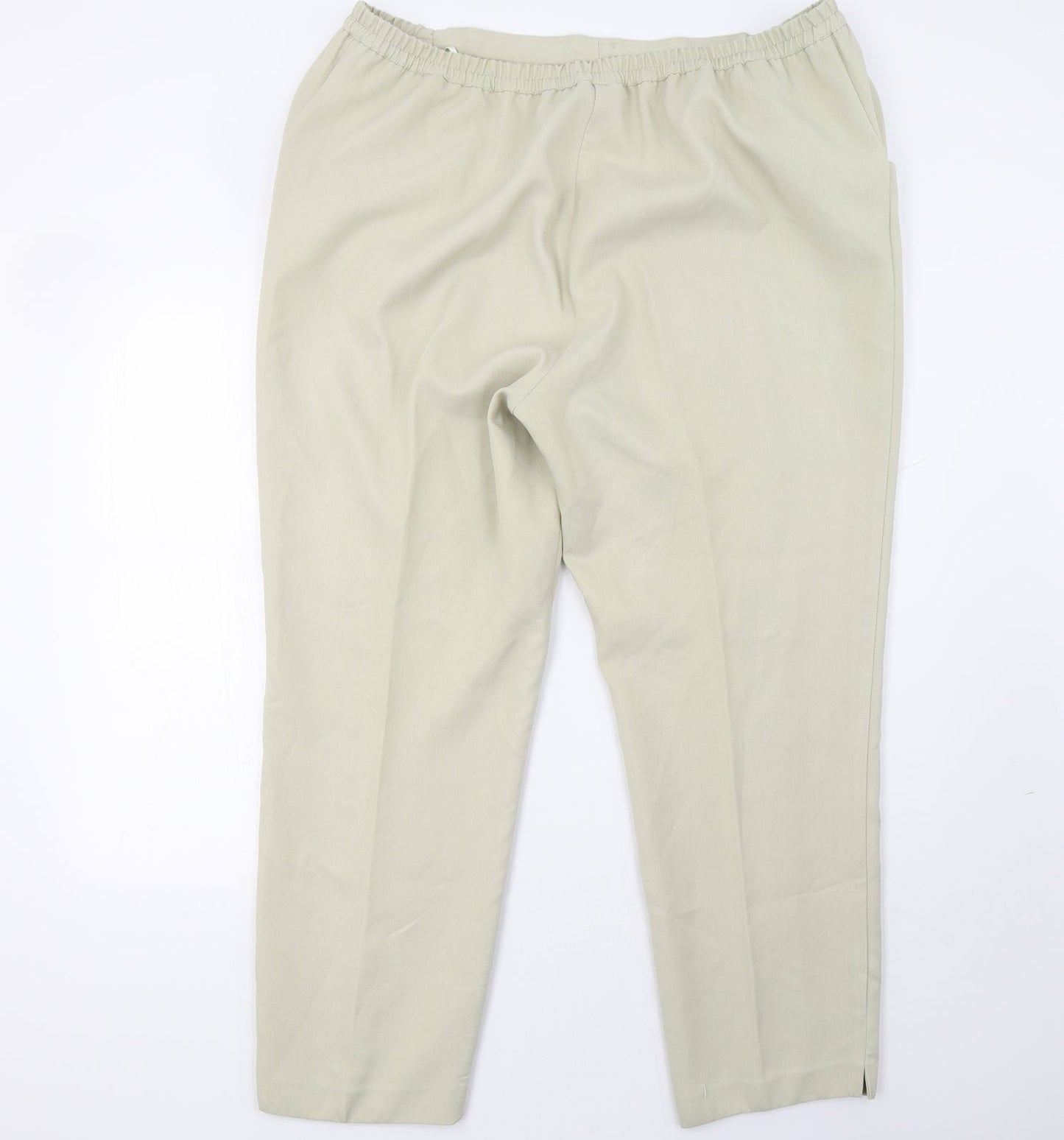 Marks and Spencer Womens Beige   Trousers  Size 20 L31 in