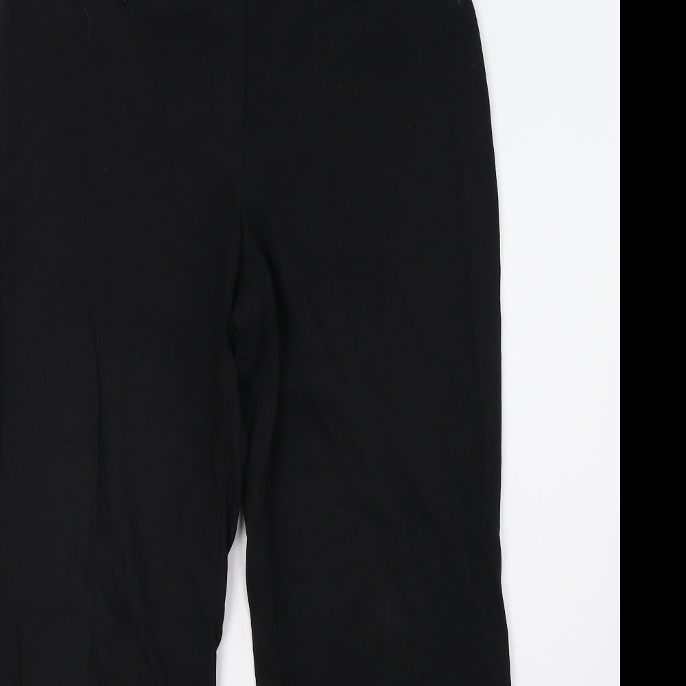Marks and Spencer Womens Black   Trousers  Size 14 L30 in