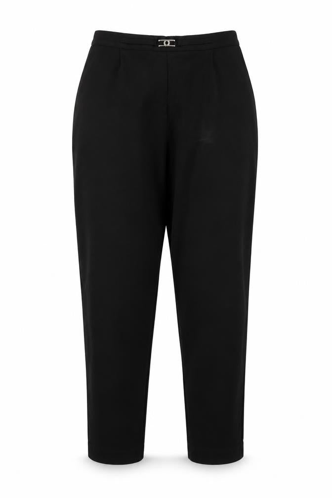 Classics Womens Black   Trousers  Size 12 L28 in
