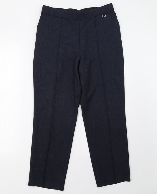 Marks and Spencer Womens Blue   Trousers  Size 10 L27 in