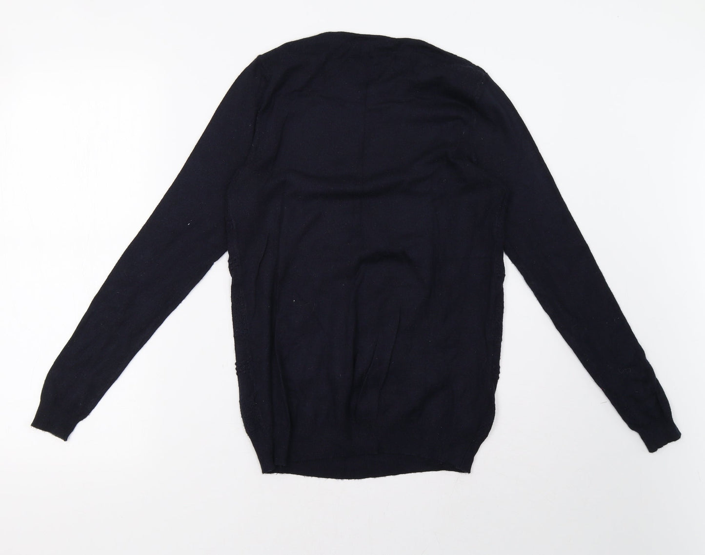 Warehouse Womens Blue   Pullover Sweatshirt Size 8