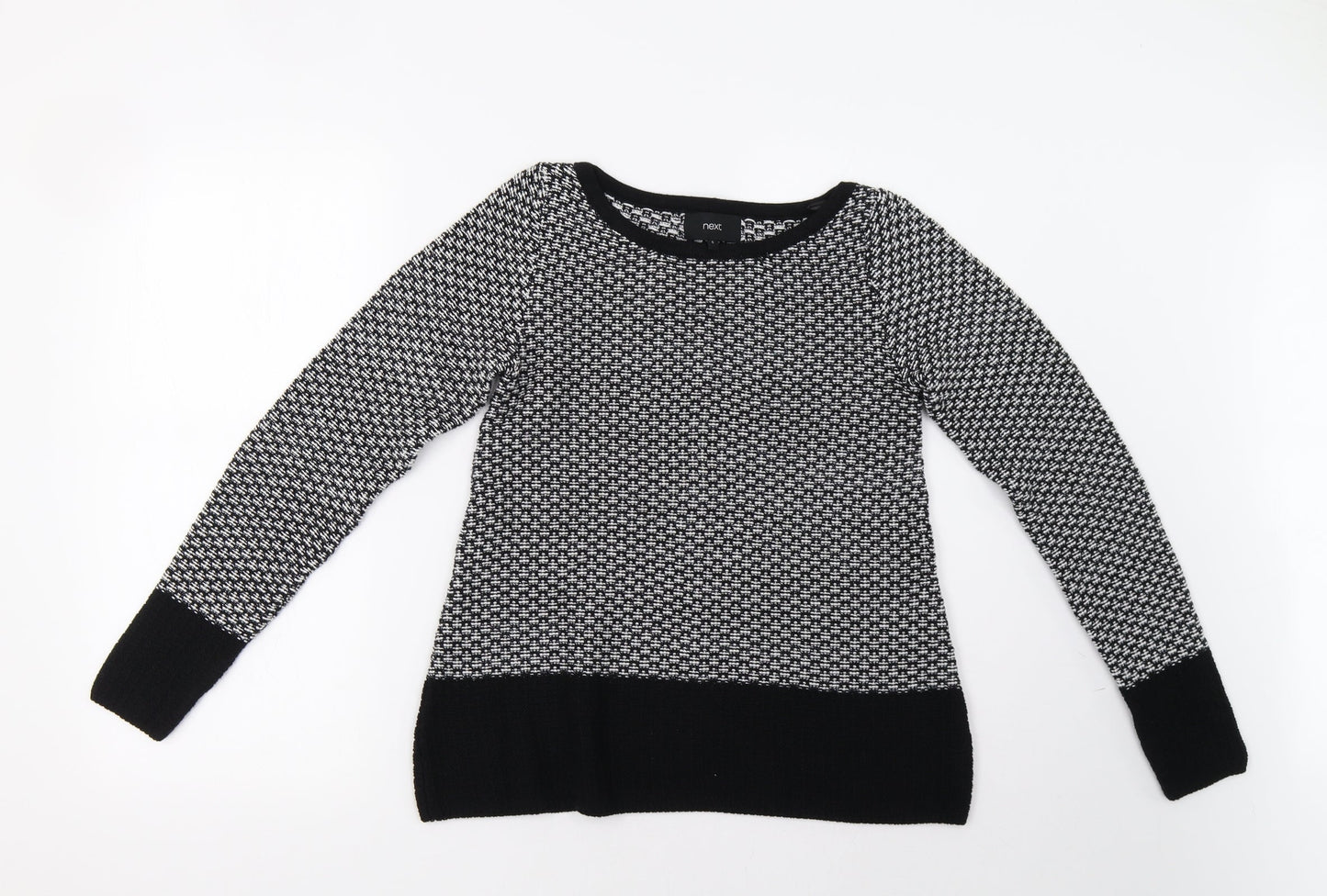 NEXT Womens Black   Pullover Sweatshirt Size 6