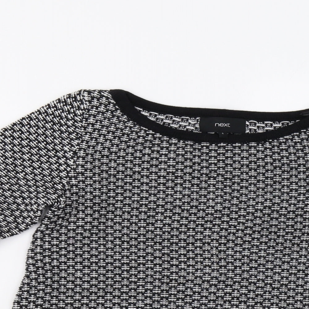 NEXT Womens Black   Pullover Sweatshirt Size 6