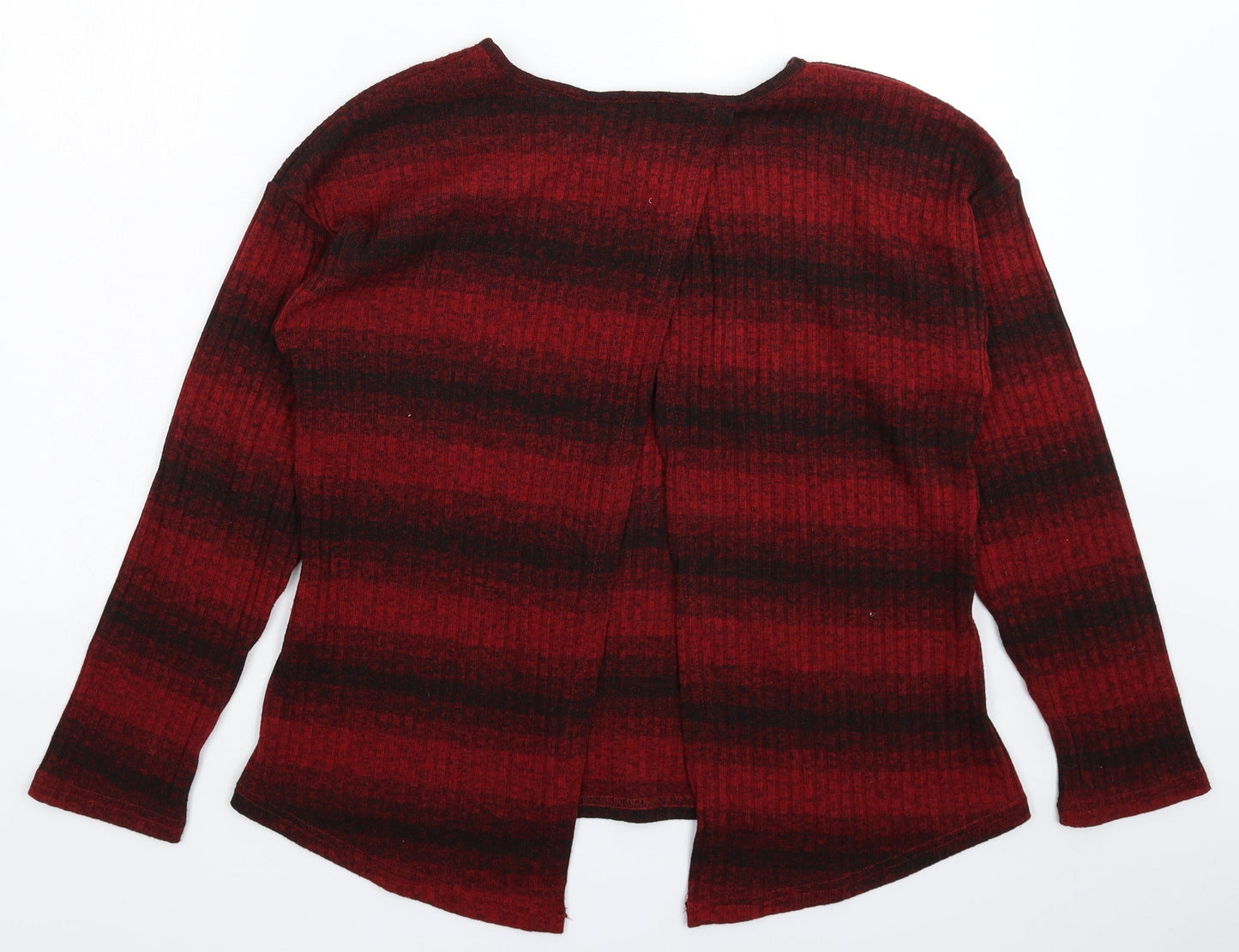 Izabel Womens Red  Knit Pullover Jumper Size 14