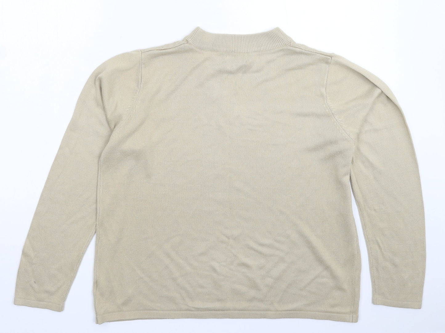 Casamia Womens Grey  Knit Pullover Jumper Size L