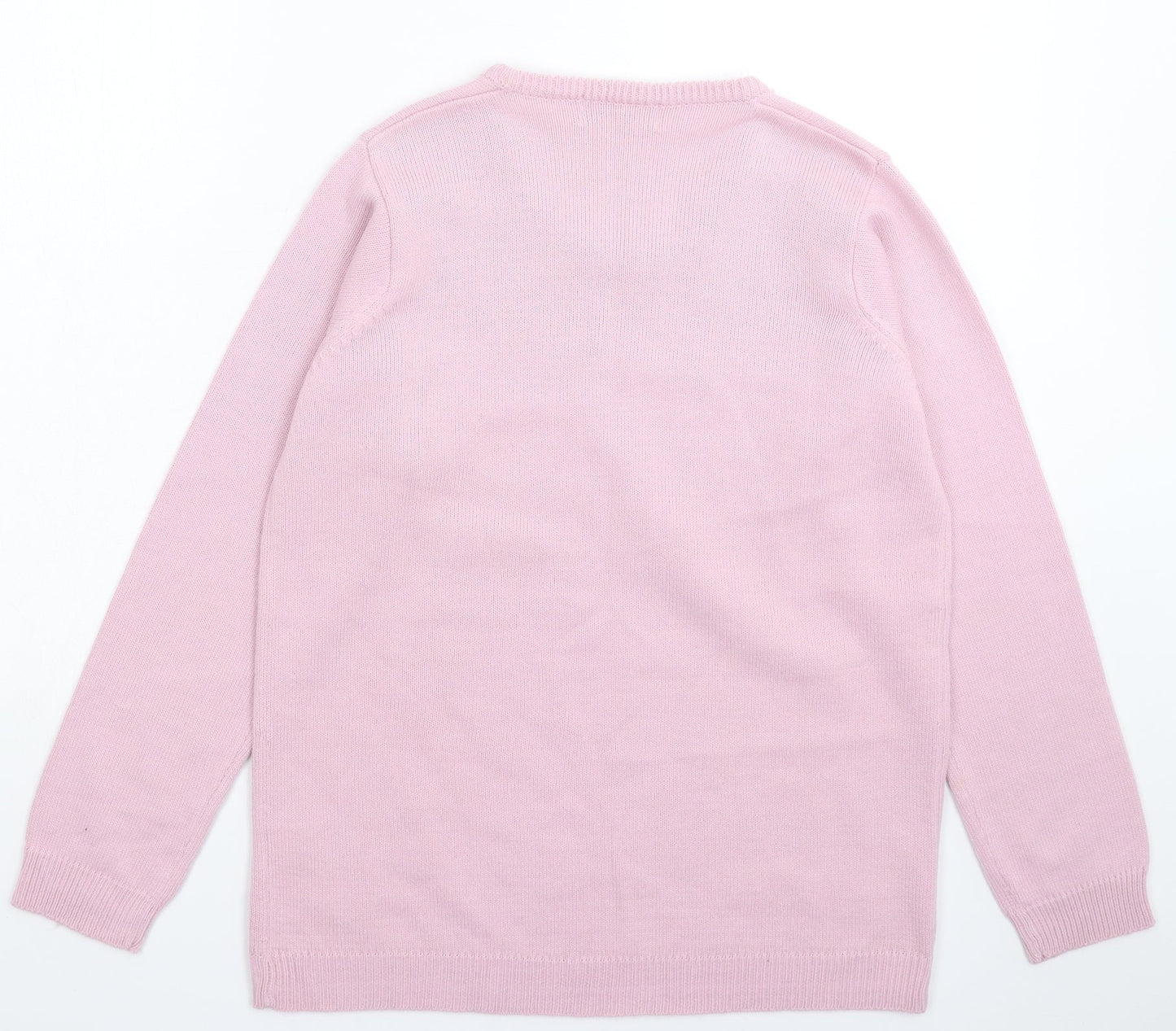 Daxon Womens Pink  Knit Pullover Jumper Size 18