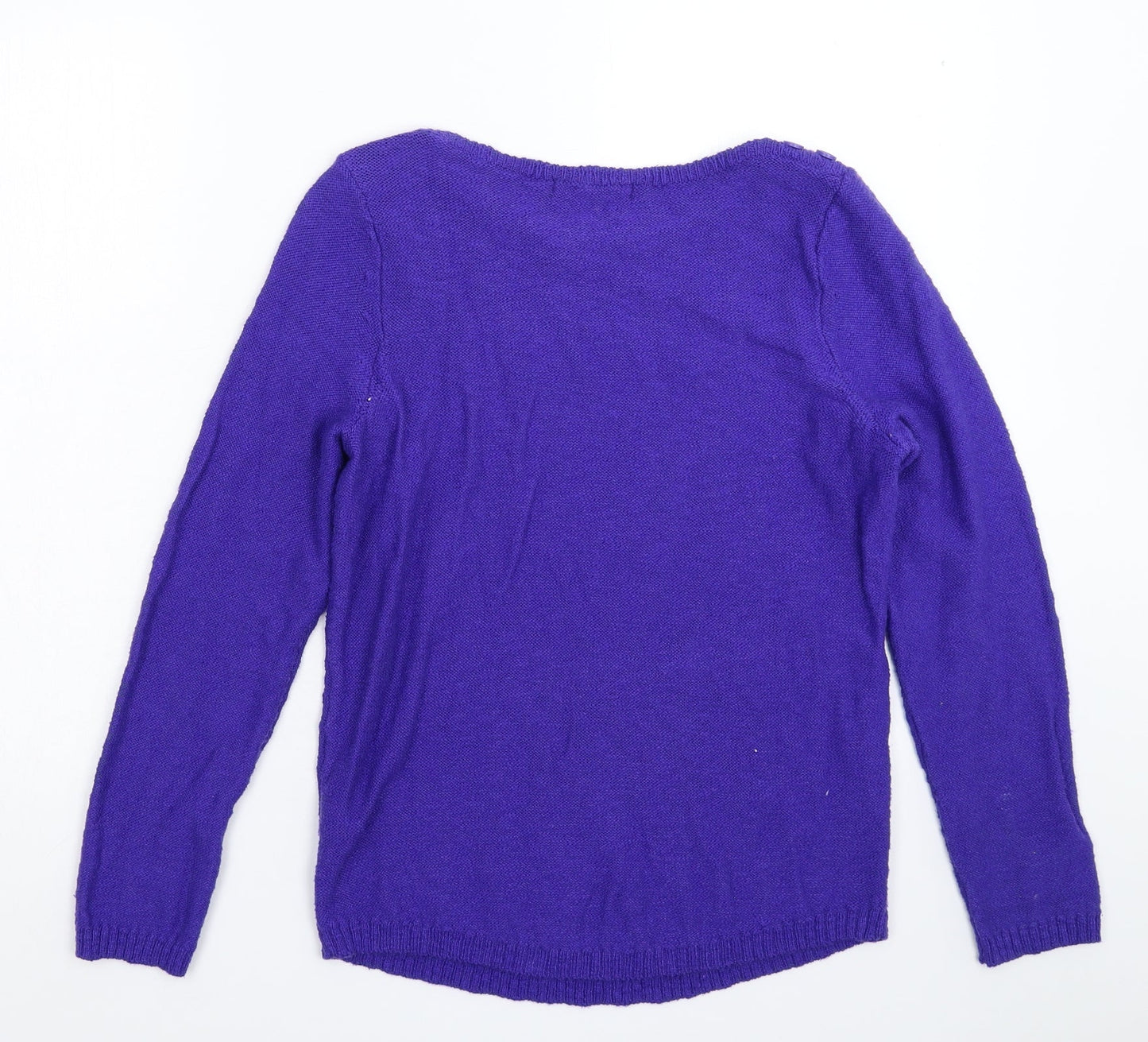 Bonmarché Womens Blue  Knit Pullover Jumper Size XS