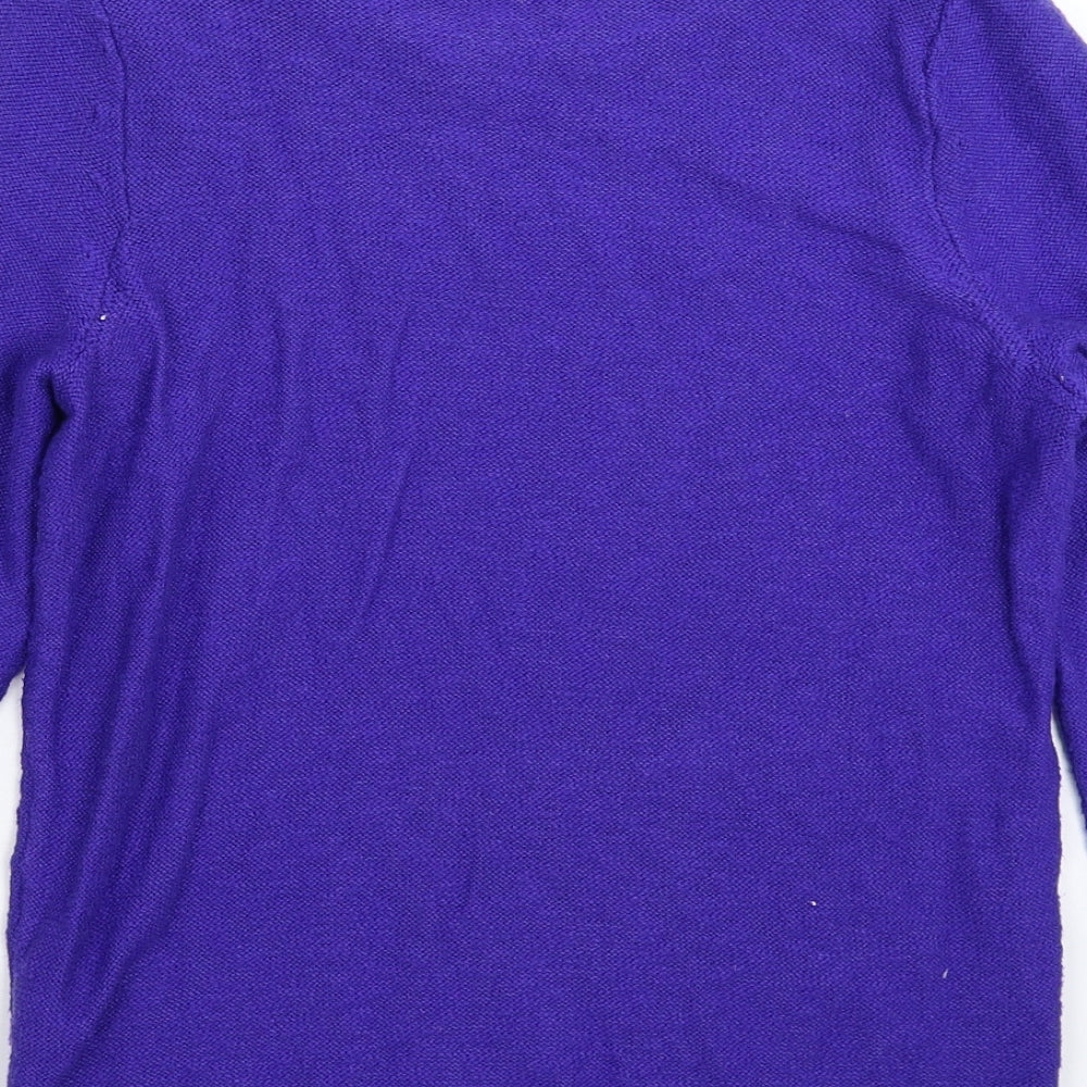 Bonmarché Womens Blue  Knit Pullover Jumper Size XS