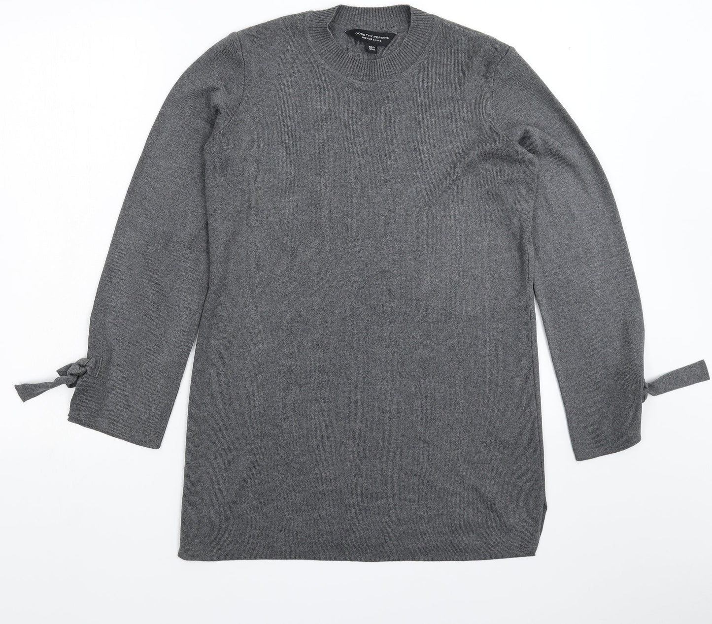 Dorothy Perkins Womens Grey  Knit Pullover Jumper Size 6