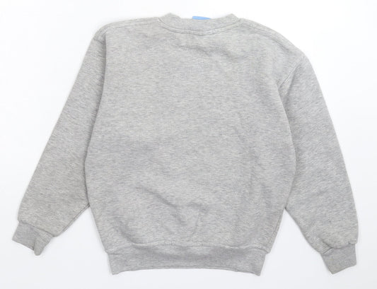 Uneek Boys Grey   Pullover Sweatshirt Size 9-10 Years