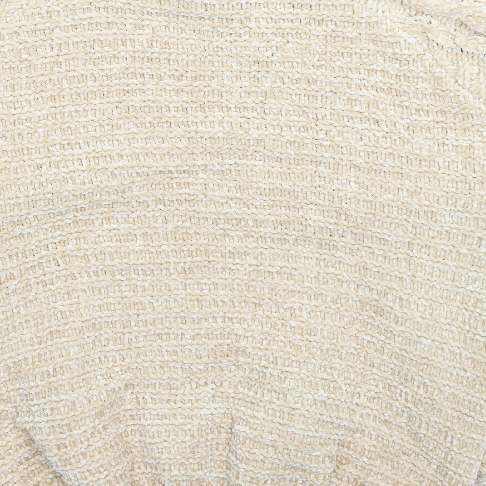 Kaleidoscope Womens Beige  Knit Pullover Jumper Size 18