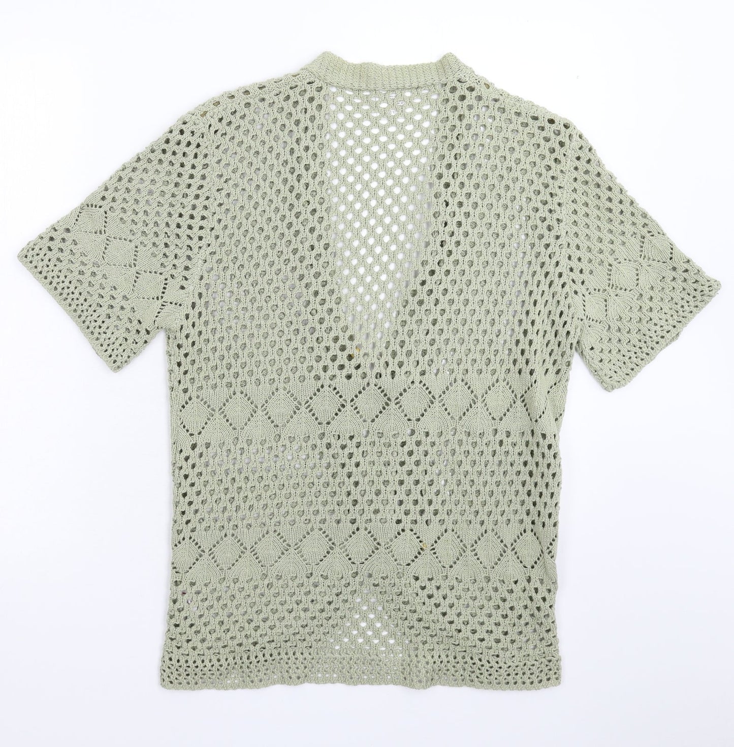 Raz Womens Green  Knit Cardigan Jumper Size S
