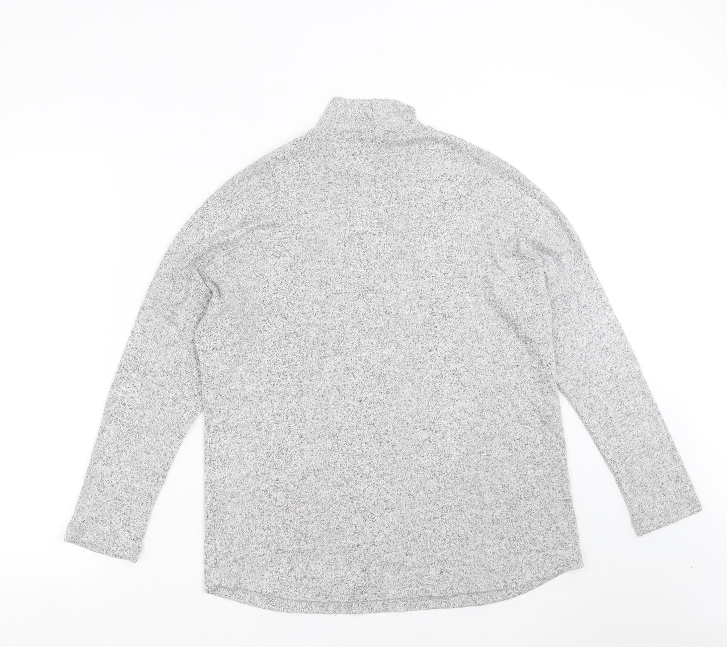 Select Womens Grey  Knit Pullover Jumper Size S  - beaded