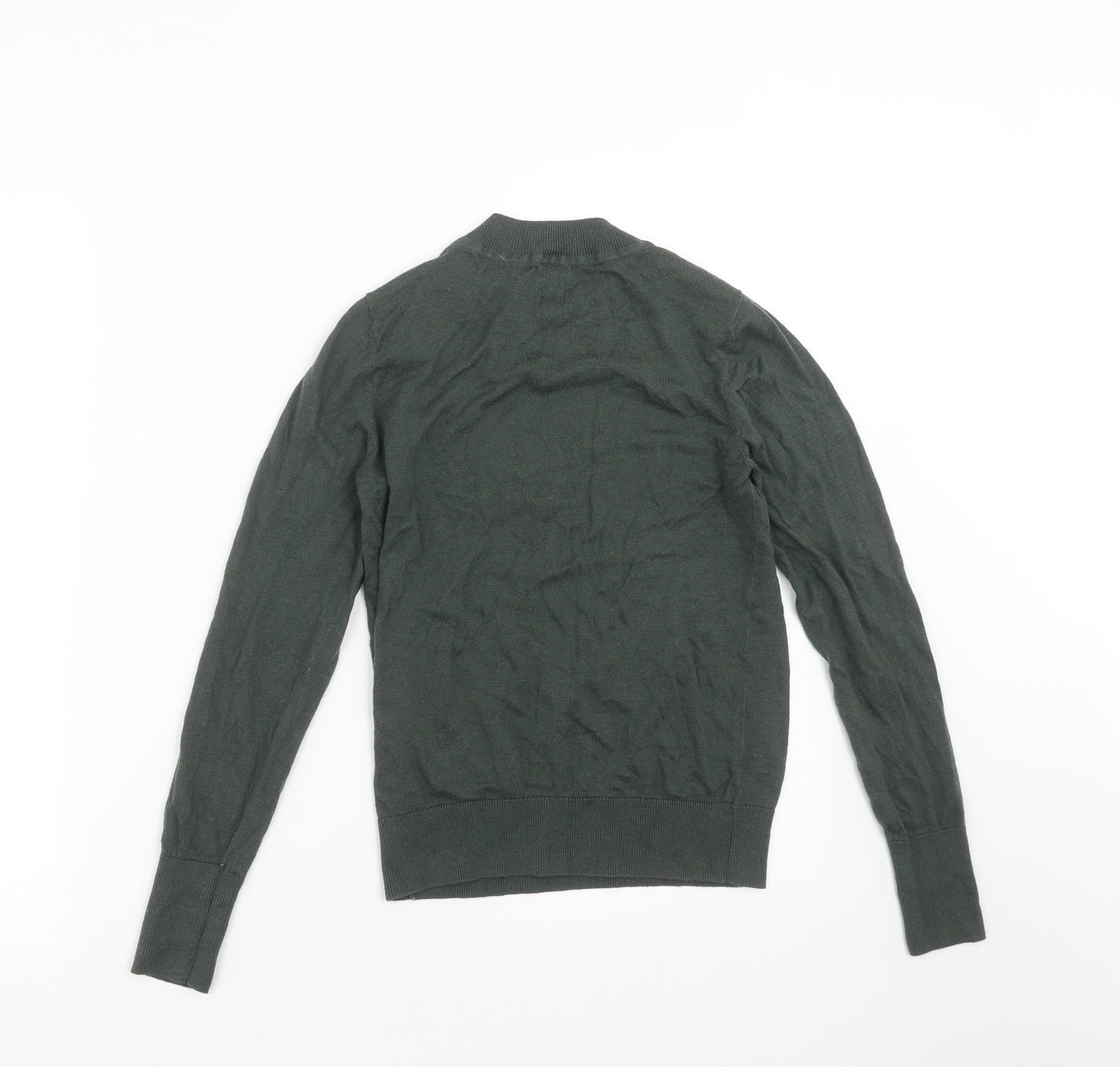 H&M Womens Green  Knit Pullover Jumper Size XS