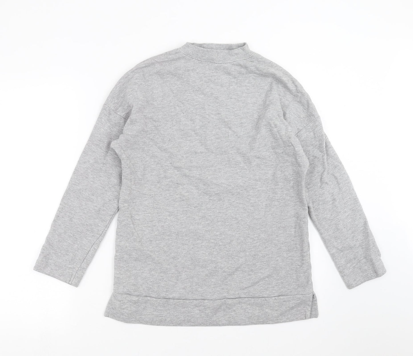 TU Womens Grey   Pullover Sweatshirt Size 8
