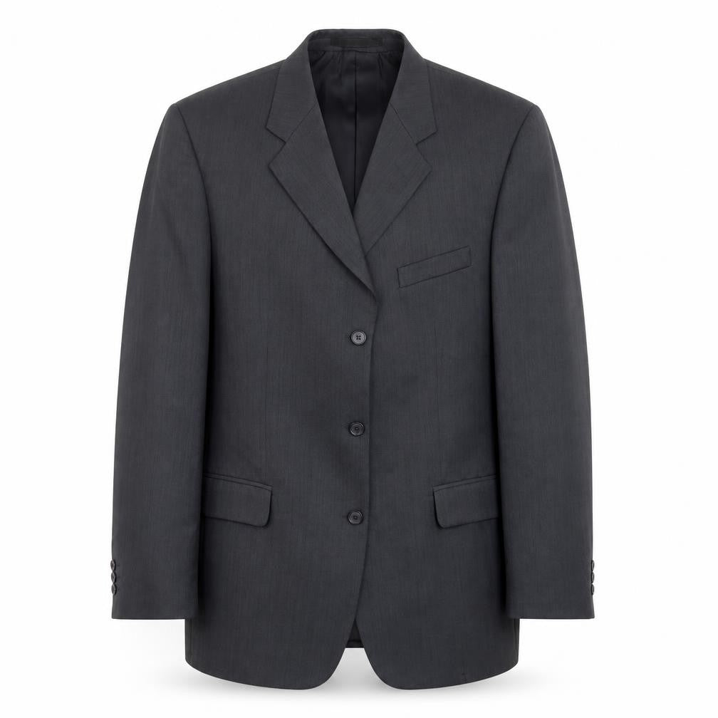 ZANTOS Mens Grey   Jacket Suit Jacket Size 42