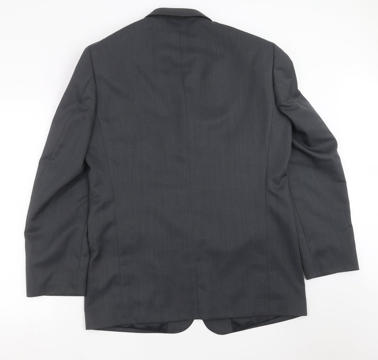 ZANTOS Mens Grey   Jacket Suit Jacket Size 42