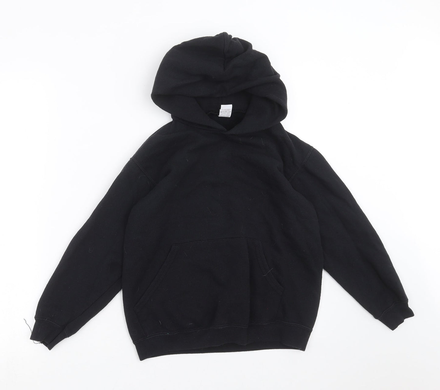 Fruit of the Loom Boys Black   Pullover Hoodie Size 9-10 Years