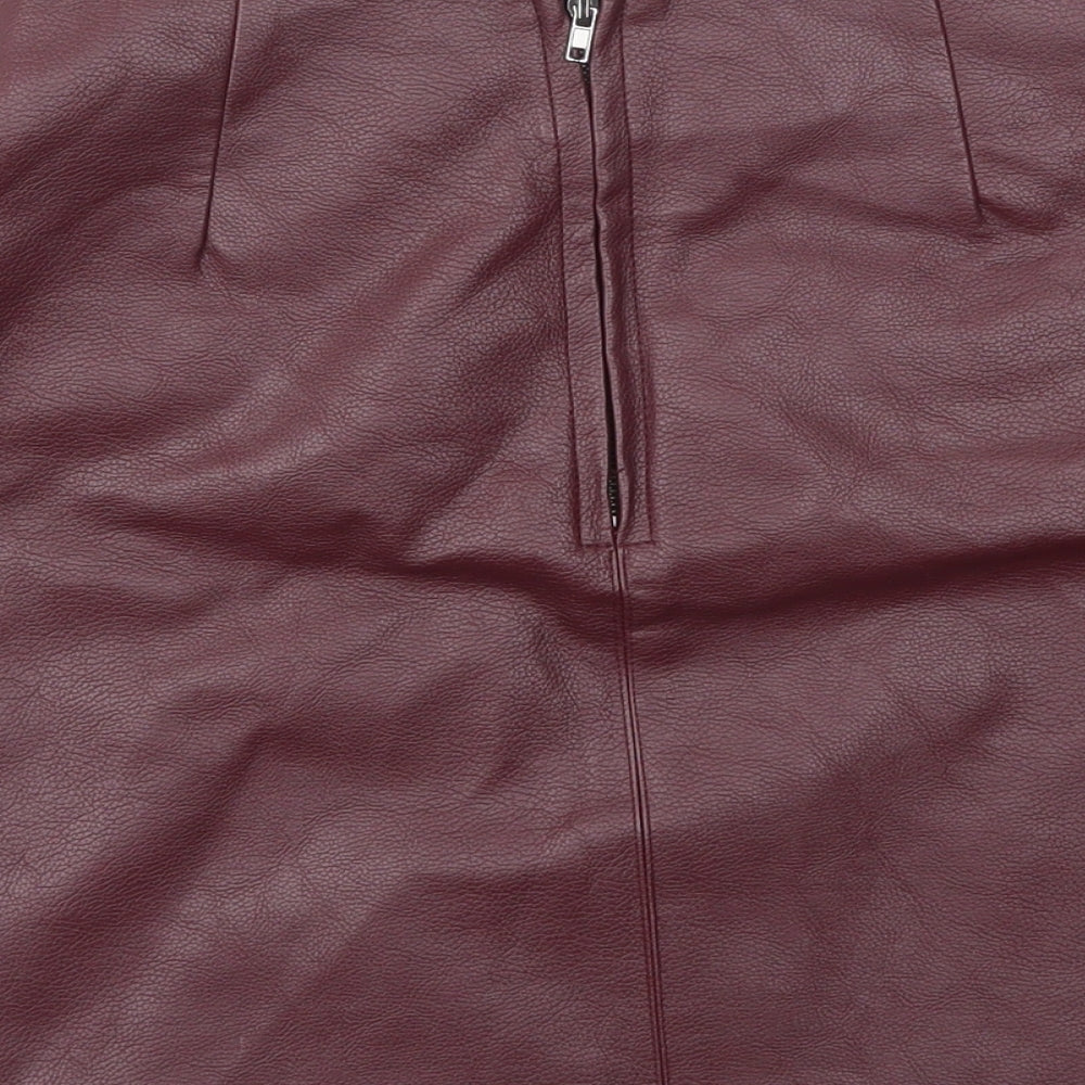 Primark Womens Purple   A-Line Skirt Size 8