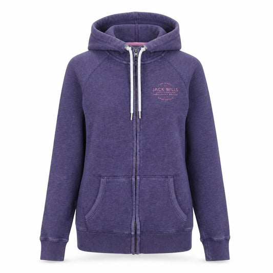 Womens UK 6 Regular Jack Wills Purple Full Zip