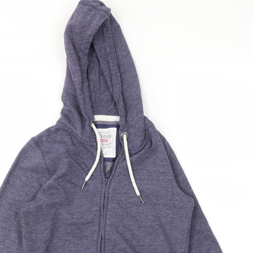 New Look Womens Blue   Full Zip Jumper Size 8
