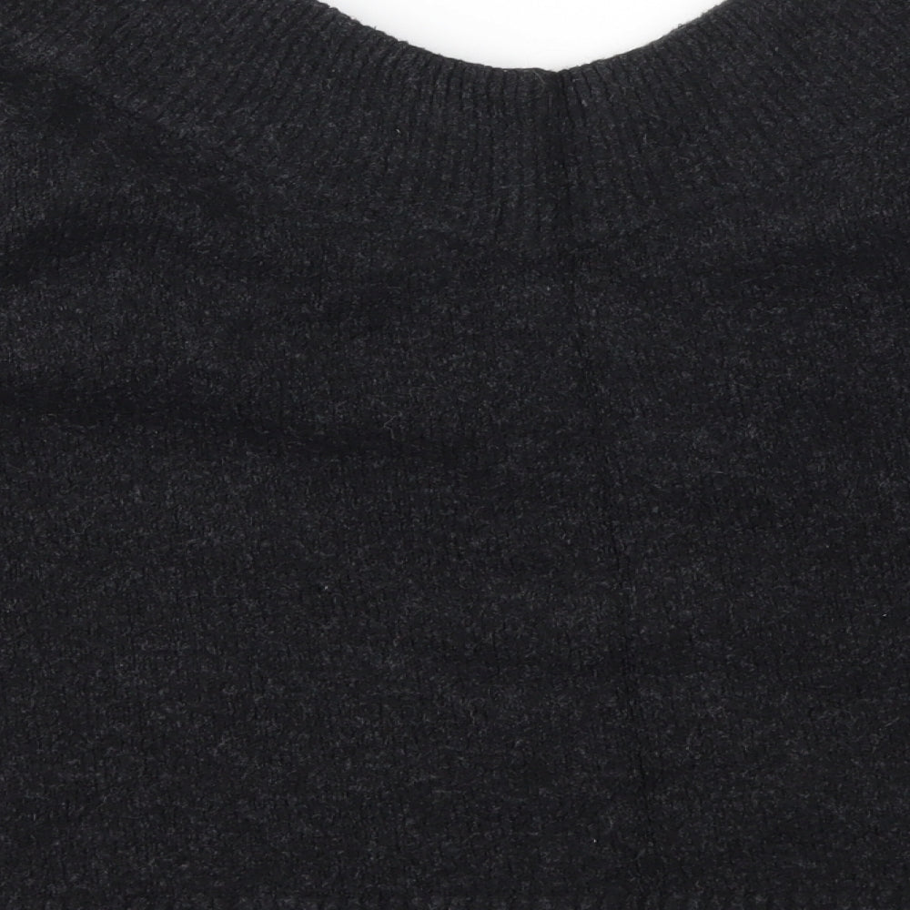 H&M Womens Grey   Pullover Sweatshirt Size S