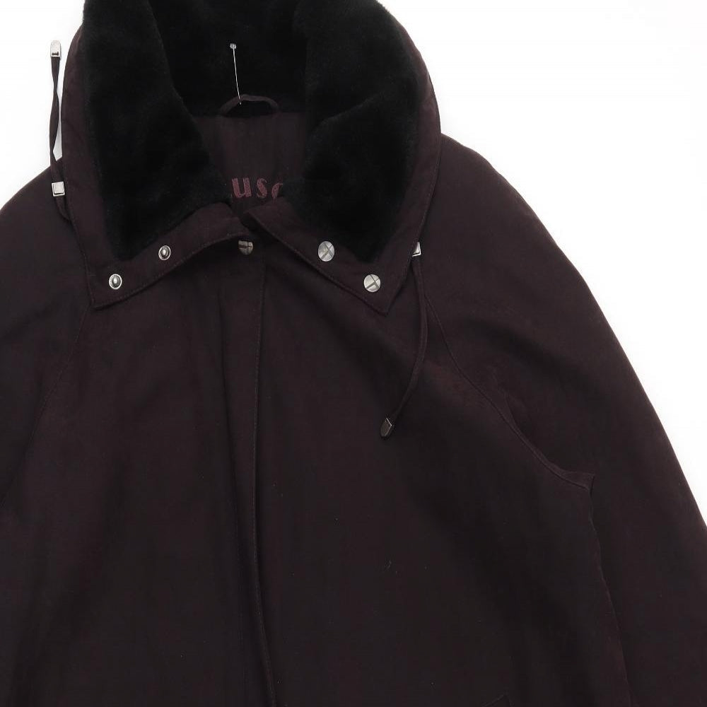 NITUSCH Womens Purple   Jacket Coat Size L