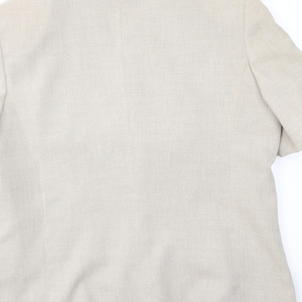 Bonmarché Womens Beige   Jacket Blazer Size 16