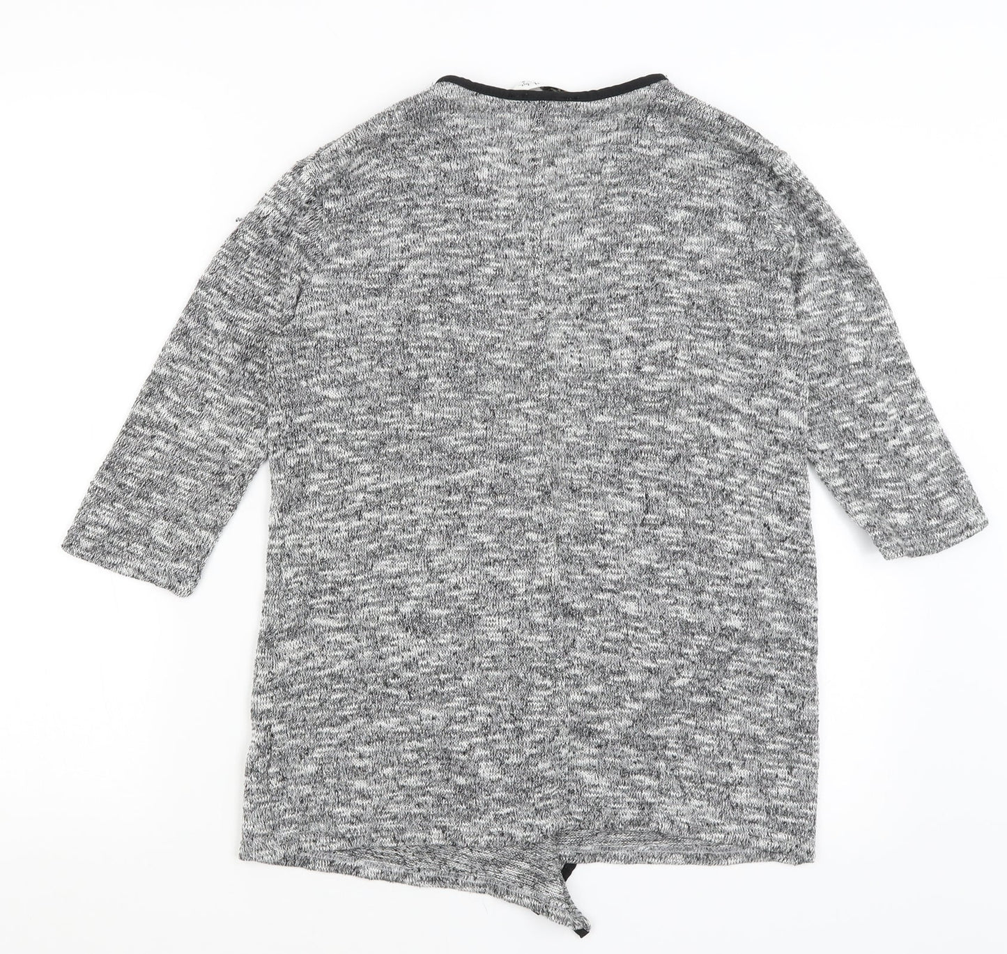 Miss Selfridge Womens Grey   Cardigan Jumper Size M