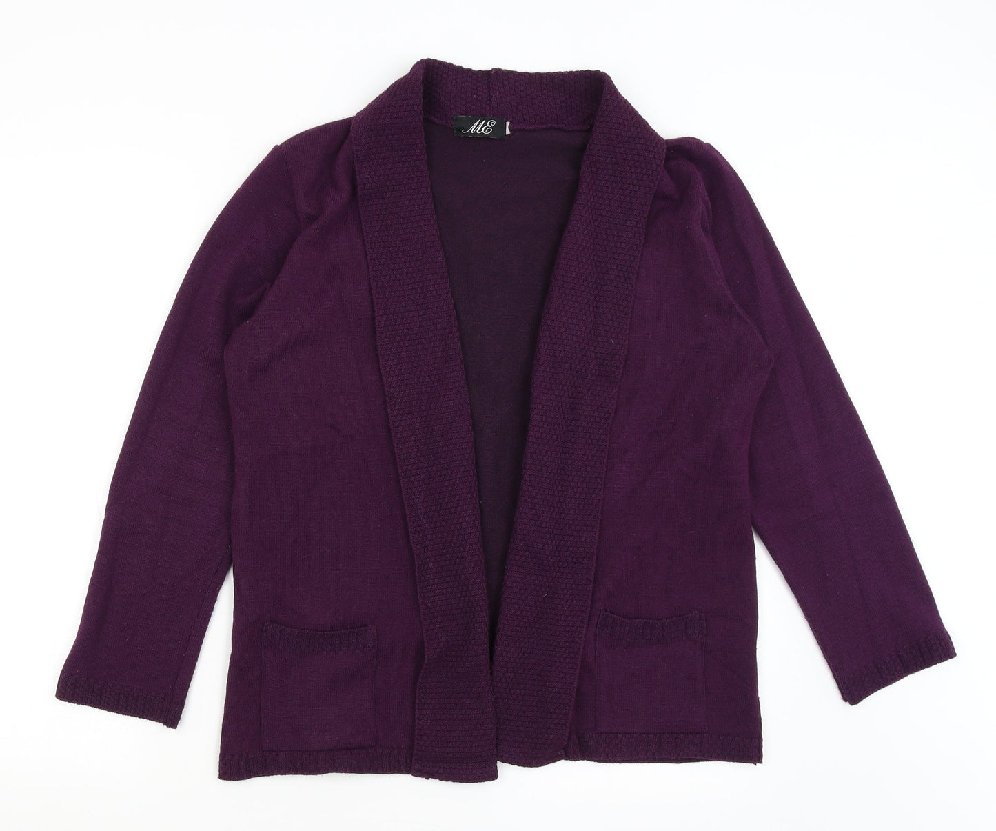 ME Womens Purple   Cardigan Jumper Size M
