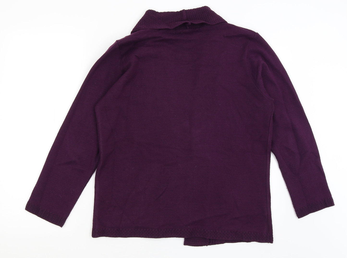 ME Womens Purple   Cardigan Jumper Size M