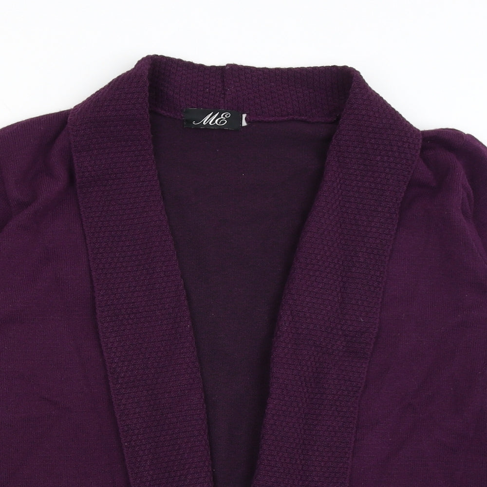 ME Womens Purple   Cardigan Jumper Size M