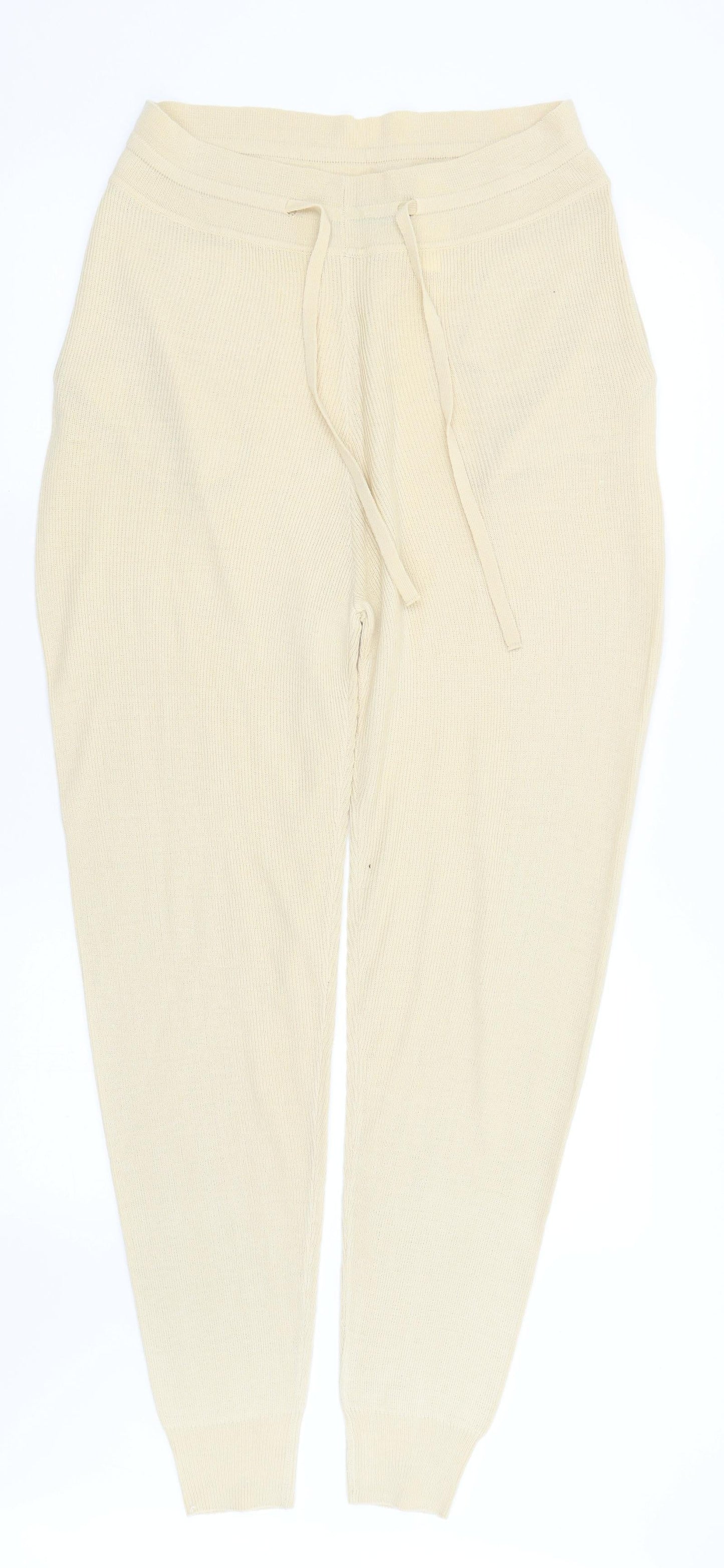 Boohoo Womens Yellow   Capri Trousers Size S L29.5 in
