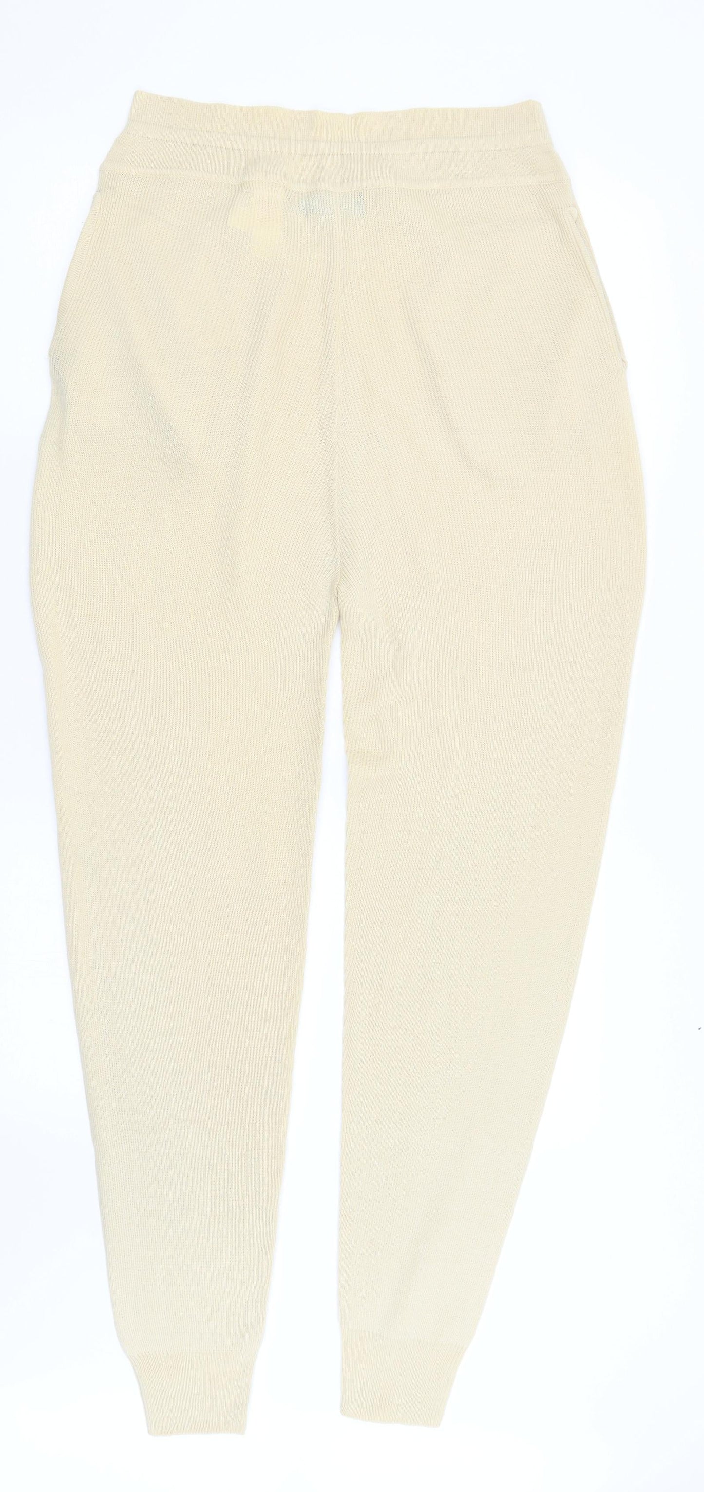 Boohoo Womens Yellow   Capri Trousers Size S L29.5 in