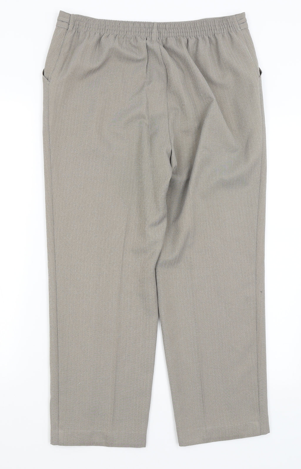 M&S Womens Grey   Trousers  Size 10 L25 in