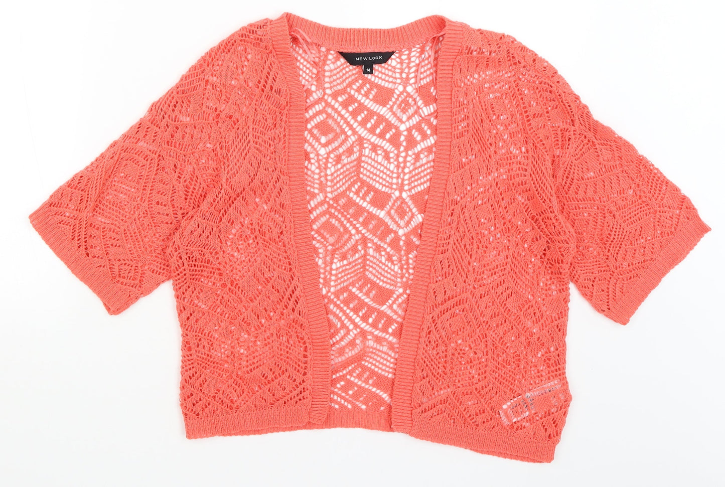 New Look Womens Pink   Wrap Jumper Size 14