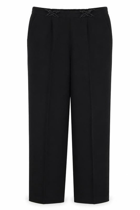 BM Womens Black   Trousers  Size 12 L28 in