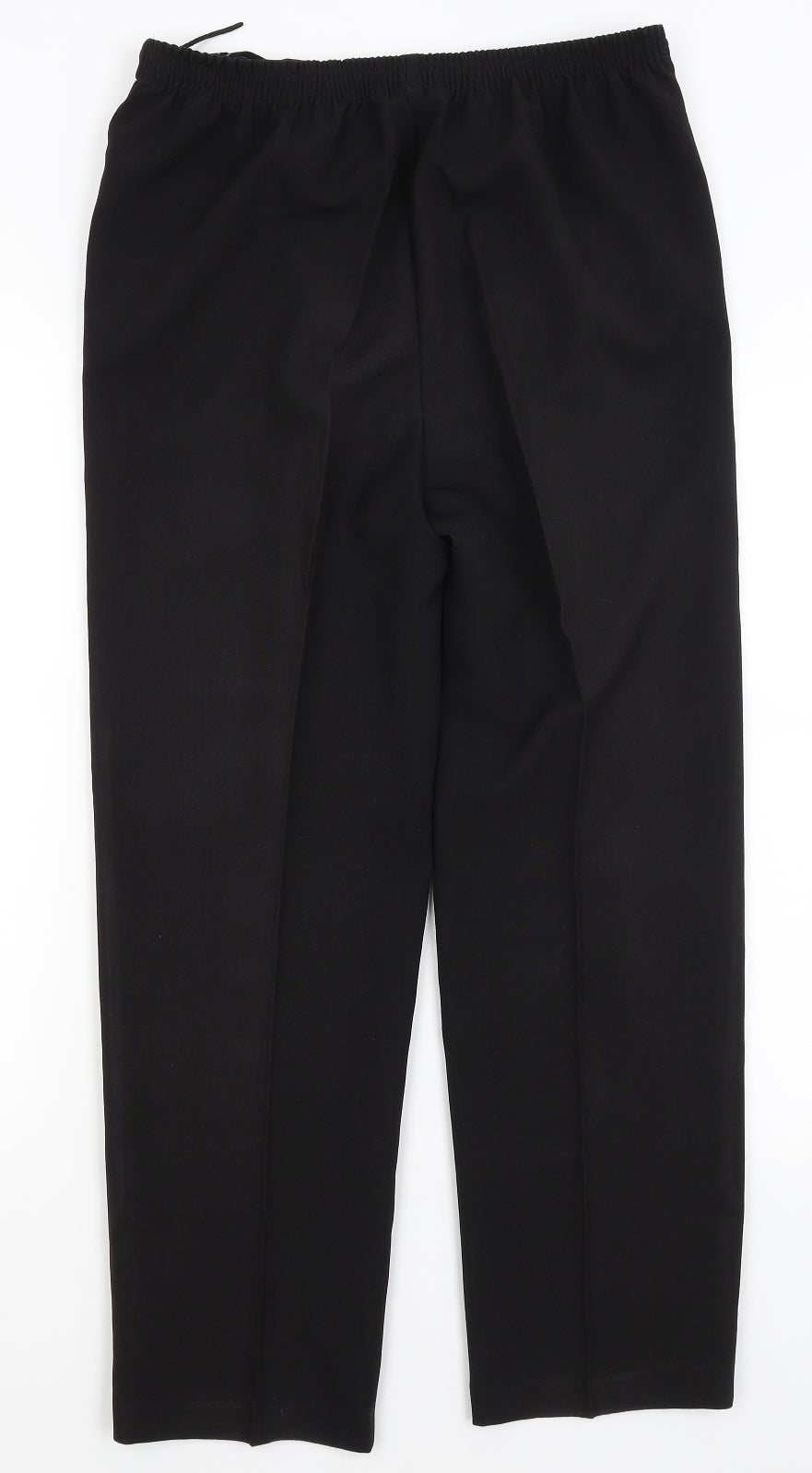 BM Womens Black   Trousers  Size 12 L28 in