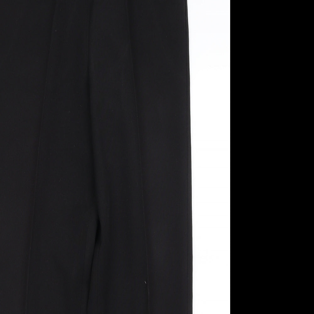 BM Womens Black   Trousers  Size 12 L28 in