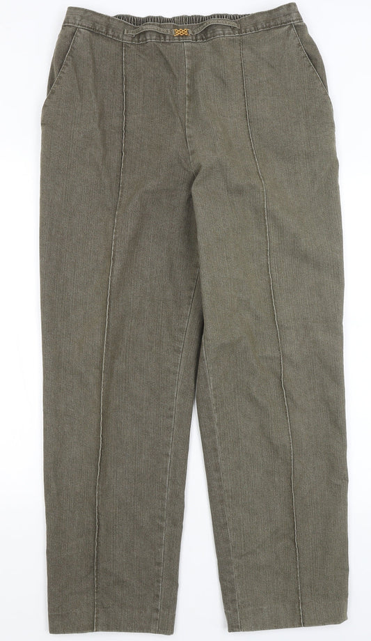 Preworn Womens Green   Trousers  Size L L29 in