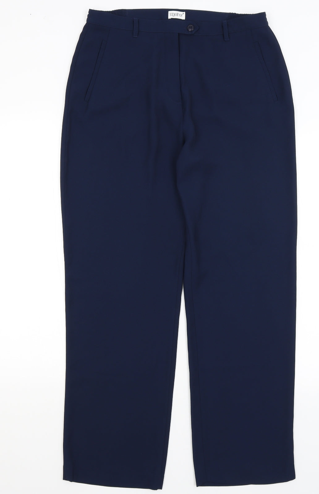 Together Womens Blue   Trousers  Size 16 L29 in