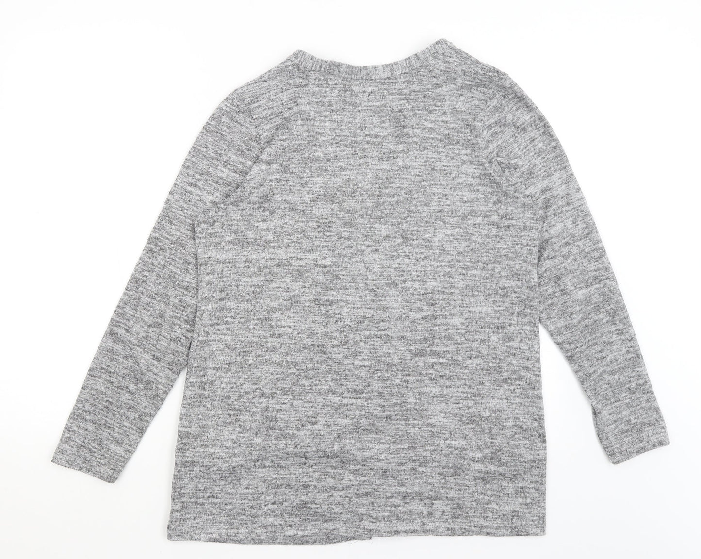 New Look Womens Grey   Cardigan Jumper Size 16