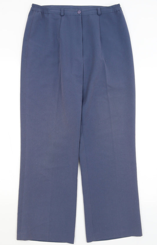 Preworn Womens Blue   Trousers  Size 12 L27.5 in