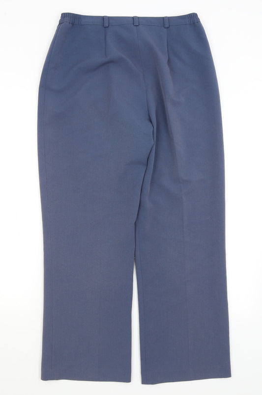 Preworn Womens Blue   Trousers  Size 12 L27.5 in