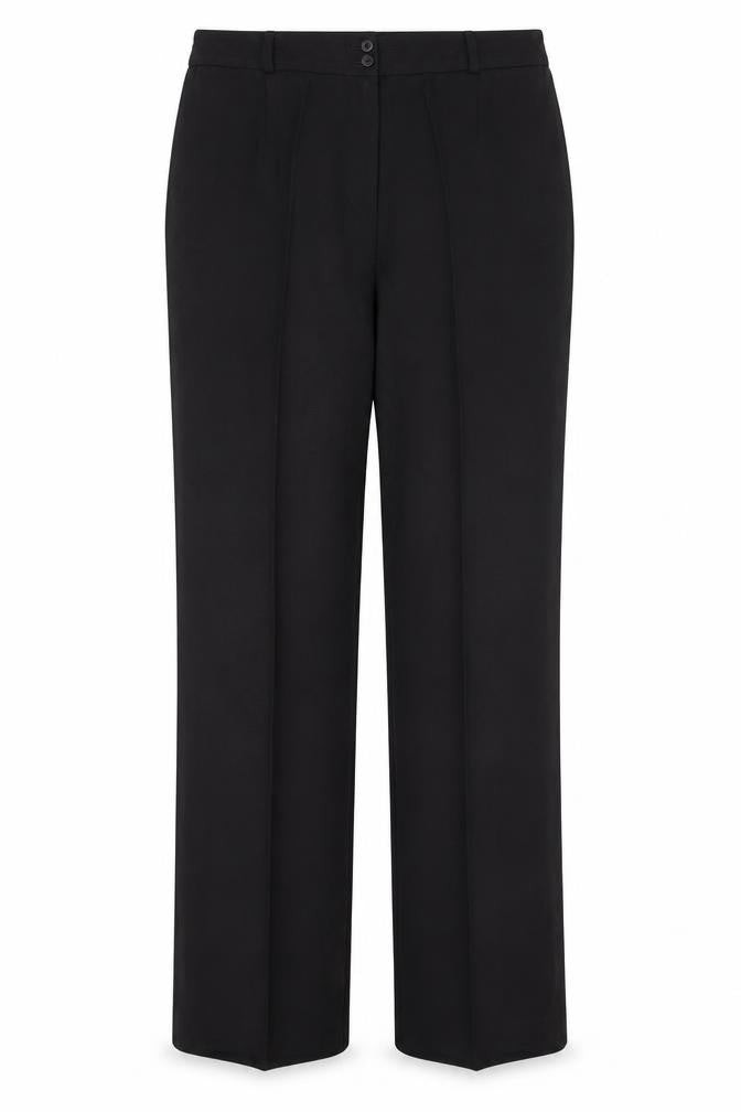 Isle Womens Black   Trousers  Size 10 L29 in